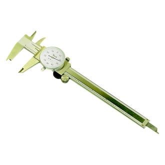 Central Tools® - 0 to 6" SAE Stainless Steel Dial Caliper
