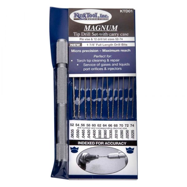 Central Tools® - 12-Piece Magnum™ Tip Drill Set