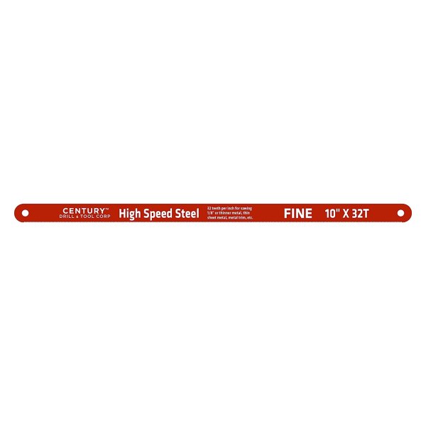 Century Drill & Tool® - 32 TPI 10" High Speed Steel Hack Saw Blade