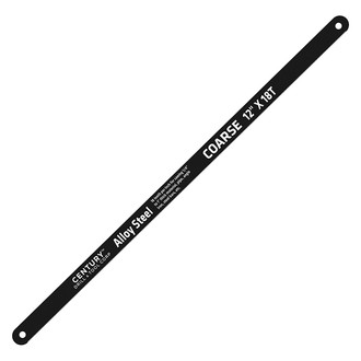 Century Drill & Tool® - 18 TPI 12" Carbon Alloy Steel Hack Saw Blades (2 Pieces)