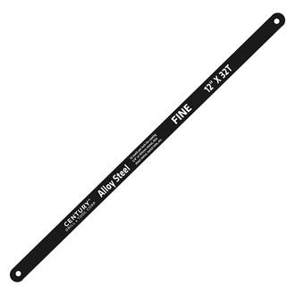 Century Drill & Tool® - 32 TPI 12" Carbon Alloy Steel Hack Saw Blades (2 Pieces)