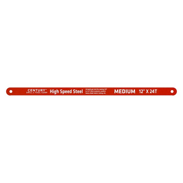 Century Drill & Tool® - 24 TPI 12" High Speed Steel Hack Saw Blade