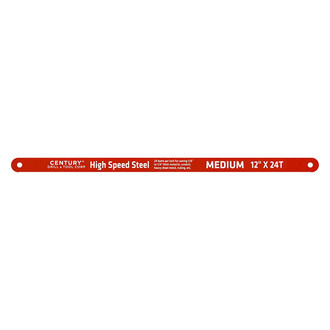 Century Drill & Tool® - 24 TPI 12" High Speed Steel Hack Saw Blade