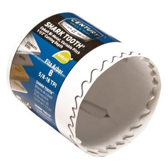 Century Drill & Tool® - Shark Tooth™ 1-5/8" Bi-Metal Hole Saws