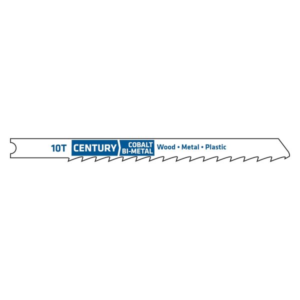 Century Drill & Tool® - 10 TPI 3-5/8" Bi-Metal U-Shank Jig Saw Blade