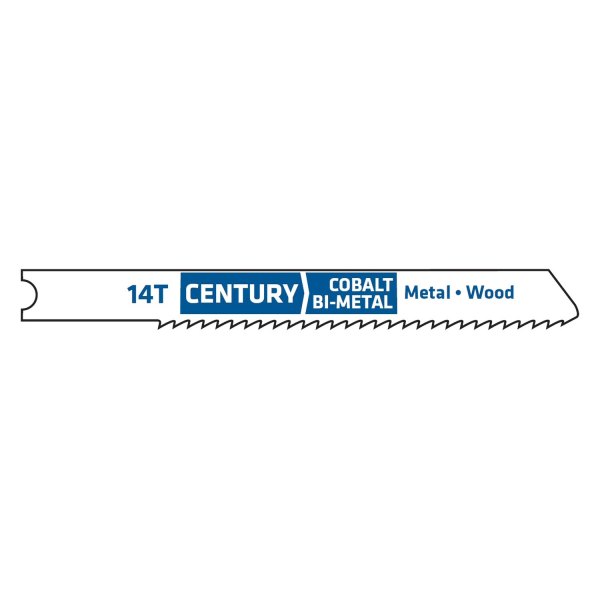 Century Drill & Tool® - 14 TPI 2-3/4" Bi-Metal U-Shank Jig Saw Blade