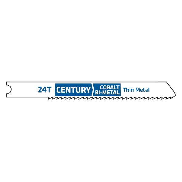 Century Drill & Tool® - 24 TPI 2-3/4" Bi-Metal U-Shank Jig Saw Blade