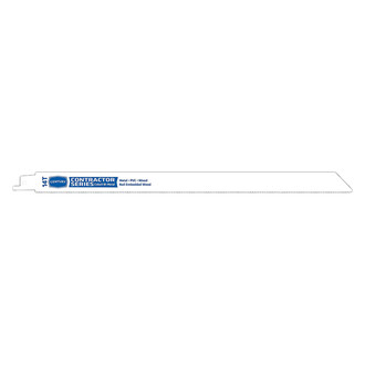 Century Drill & Tool® - Contractor Series™ 14 TPI 12" Cobalt Bi-Metal Straight Reciprocating Saw Blade
