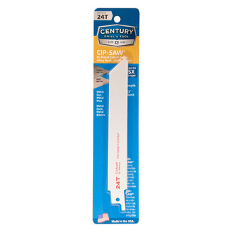 Century Drill & Tool® - Contractor Series™ 24 TPI 6" Cobalt Bi-Metal Straight Reciprocating Saw Blade