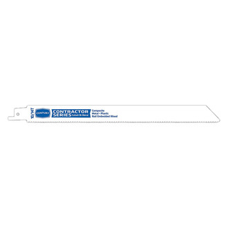 Century Drill & Tool® - Contractor Series™ 10/14 TPI 9" Cobalt Bi-Metal Straight Reciprocating Saw Blade