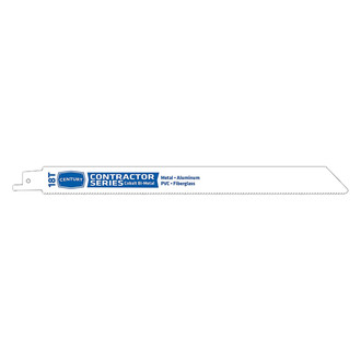 Century Drill & Tool® - Contractor Series™ 18 TPI 9" Cobalt Bi-Metal Straight Reciprocating Saw Blade