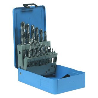 Hyper Tough AU00052N HSS Black Oxide Drill Bits Set - 10 Pieces