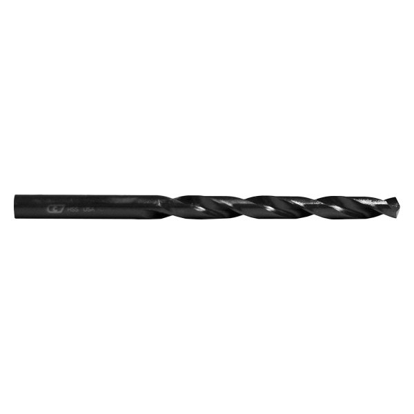 Century Drill & Tool® - 3/16" HSS Black Oxide SAE Straight Shank Right Hand Drill Bits (6 Pieces)