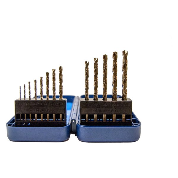 Century Drill & Tool® - 13-Piece Pro Grade™ Cobalt Fractional Drill Bit Set