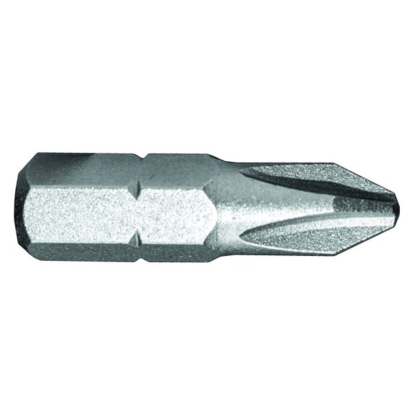 Century Drill & Tool® - #1 SAE S2 Steel Phillips Insert Bits (2 Pieces)