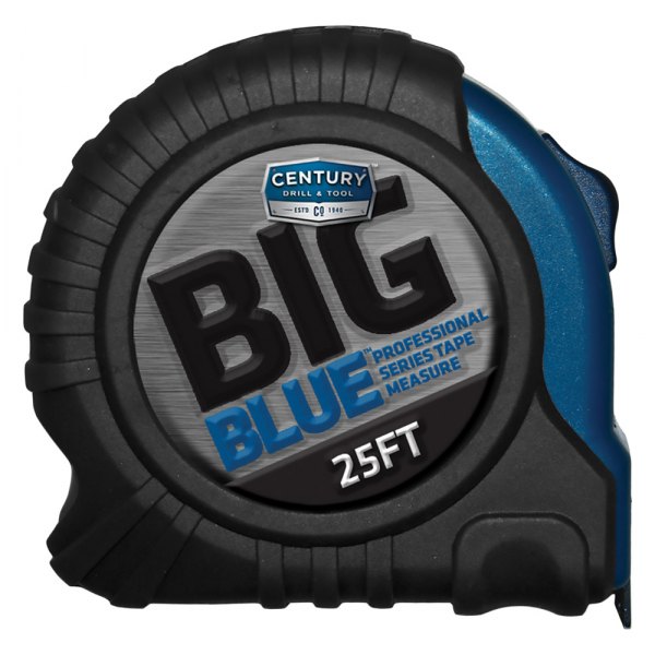 Century Drill & Tool® - 25' SAE Blue Big Measuring Tape