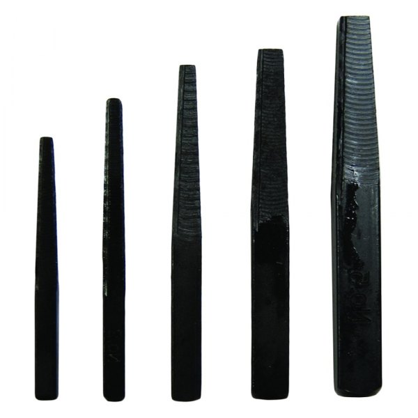 Century Drill & Tool® - 5-piece 3/16" to 5/8" Square Shank Square Flute Screw Extractor Set