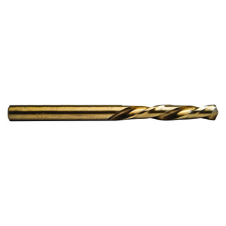 Century Drill & Tool® - 1/4" SAE Straight Shank Left Hand Left Hand Stub Drill Bits (4 Pieces)