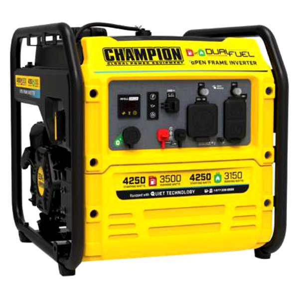 Champion Power Equipment® - 4.25 kW Gasoline/LPG Recoil Start Inverter Portable Generator (CARB Compliant)