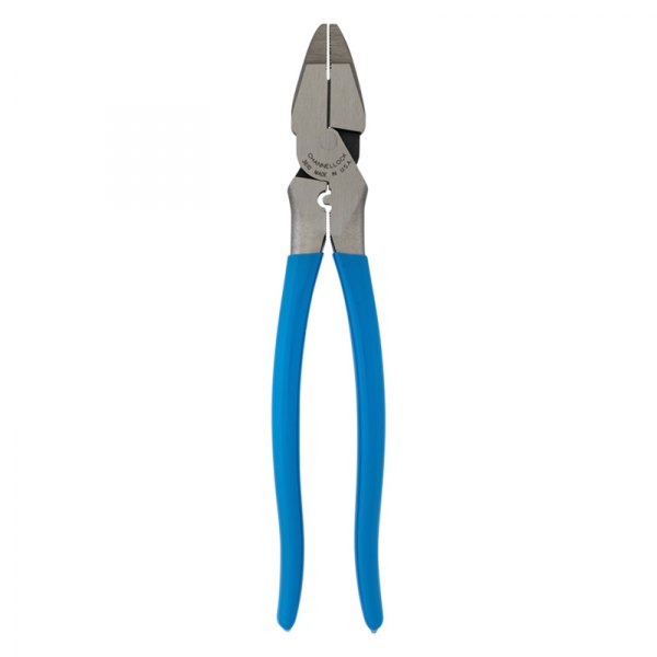 Channellock® - 10-1/2" Dipped Handle Round Jaws Crimper Linemans Pliers