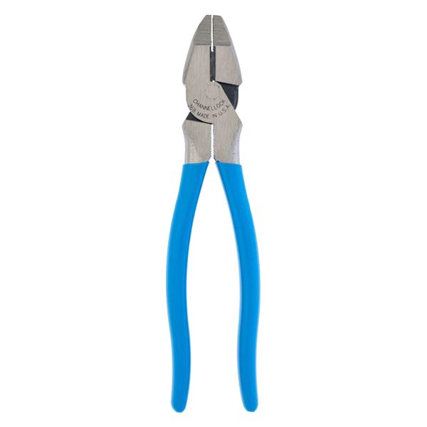 Channellock® - 8-1/2" Dipped Handle Round Jaws Linemans Pliers