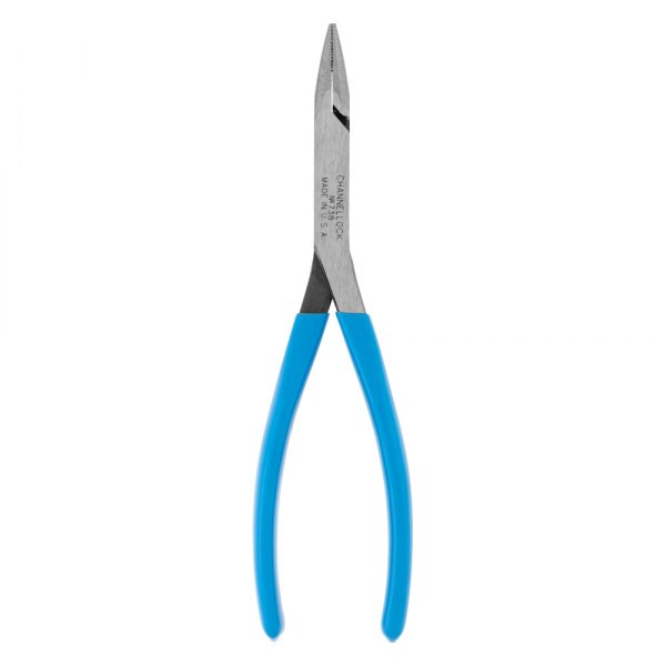 Channellock® - 8" XLT Joint Straight Jaws Dipped Handle Long Reach Needle Nose Pliers