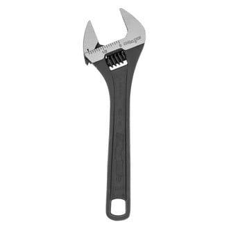 Channellock® - SAE/Metric Black Oxide Plain Handle Adjustable Wrench