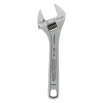 Channellock® - SAE/Metric Plain Handle Adjustable Wrench