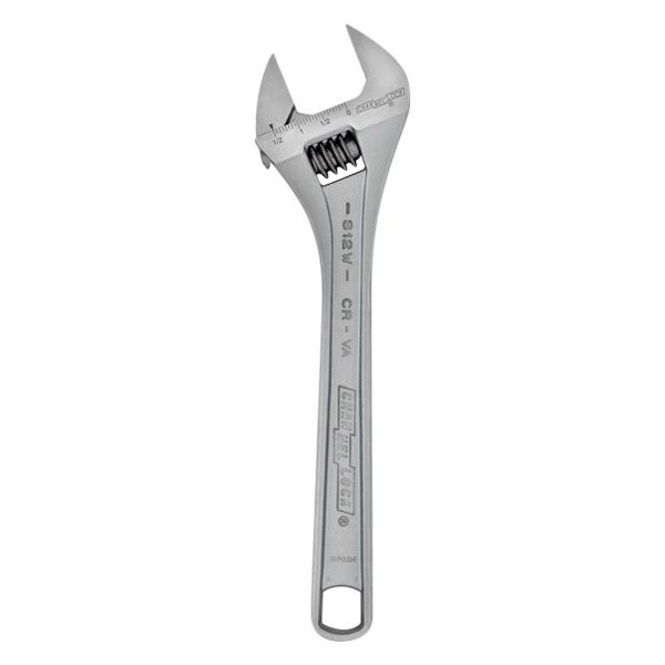 Channellock® - 1-1/2" x 12" OAL Plain Handle Adjustable Wrench