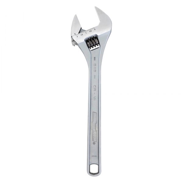 Channellock® - 2-1/8" x 18" OAL Chrome Plain Handle Adjustable Wrench