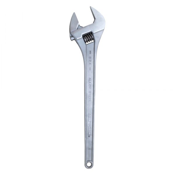 Channellock® - 2-7/16" x 24" OAL Chrome Plain Handle Adjustable Wrench