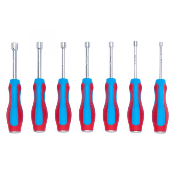 Channellock® - Code Blue™ 7-piece 5 to 11 mm Multi Material Handle Hollow Shaft Nut Driver Set