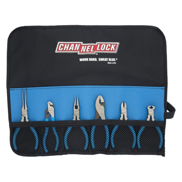 Channellock® - Little Champ™ 6-piece 4" to 6" Dipped Handle Mixed Pliers Set