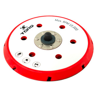 Chemical Guys® - Torq R5™ 6" 6-Hole Dual Action Hook-and-Loop Back-Up Pad with Hyper Flex Technology