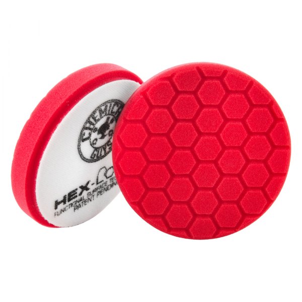 Chemical Guys® - Hex-Logic 5-1/2" Foam Red Ultra Light Hook-and-Loop Finishing Pad