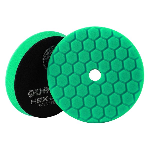 Chemical Guys® - Quantum Hex-Logic 6-1/2" Foam Green Hook-and-Loop Buffing Pad