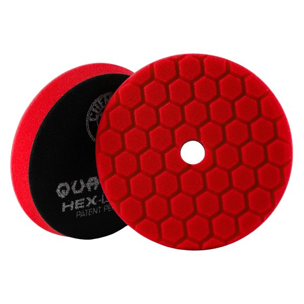 Chemical Guys® - Quantum Hex-Logic 6-1/2" Foam Red Hook-and-Loop Buffing Pad