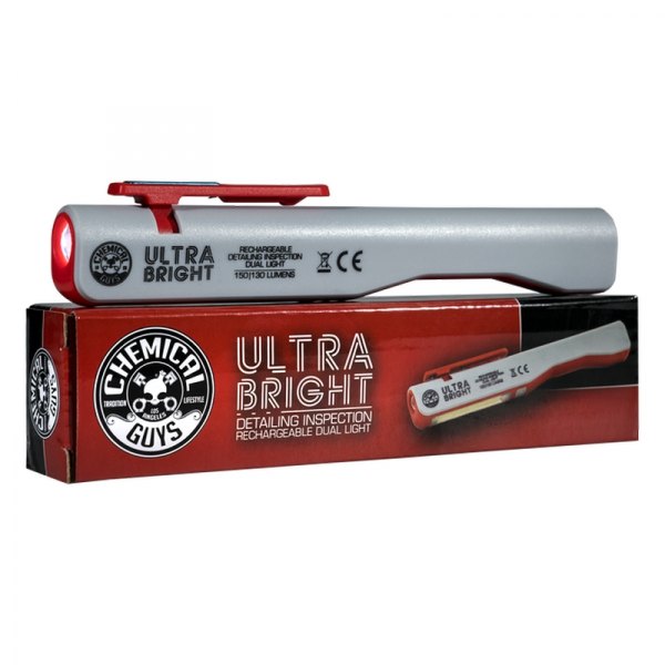 Chemical Guys® - 150 lm LED Ultra Bright Rechargeable Detailing Inspection Dual Light