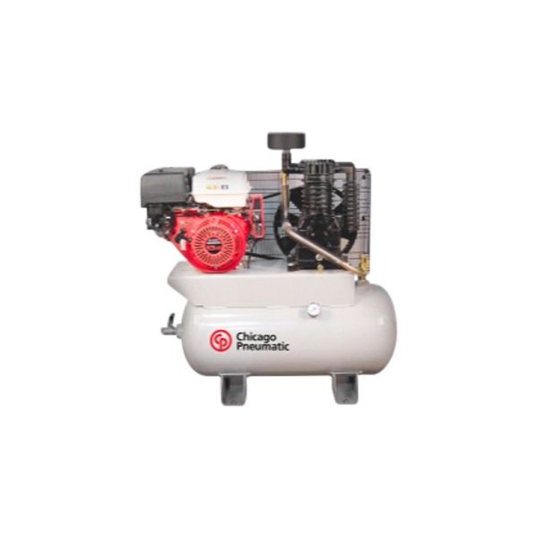 Chicago Pneumatic® - 13 hp 2-Stage 30 gal Gasoline Engine Horizontal Air Compressor with Honda Engine