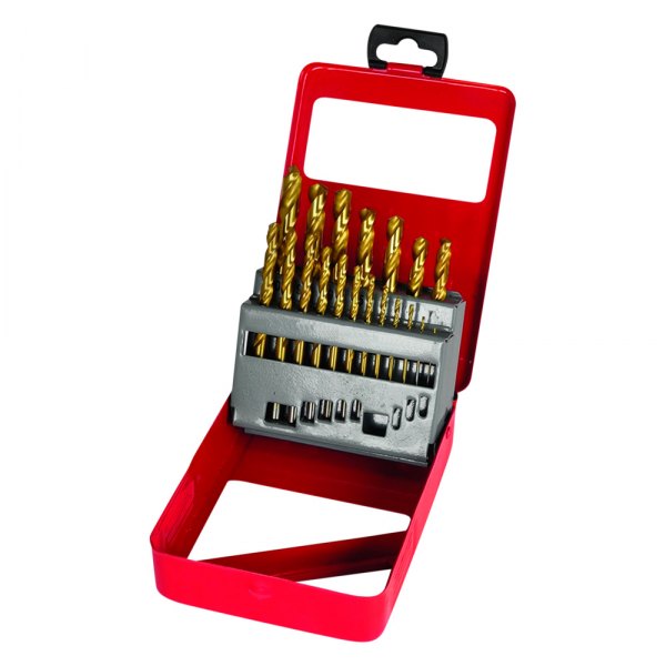 Chicago Pneumatic® - 21-Piece General Purpose Fractional Drill Bit Set with Metal Box
