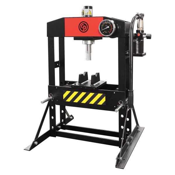 Chicago Pneumatic® - 15 t Manual/Hydraulic H-Type Press with Protector Shield