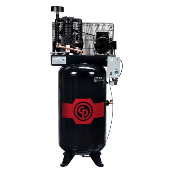 Chicago Pneumatic® - RCP™ 7.5 hp 2-Stage 460 V 3-Phase 80 gal Horizontal Air Compressor with Electronic Drain Valve