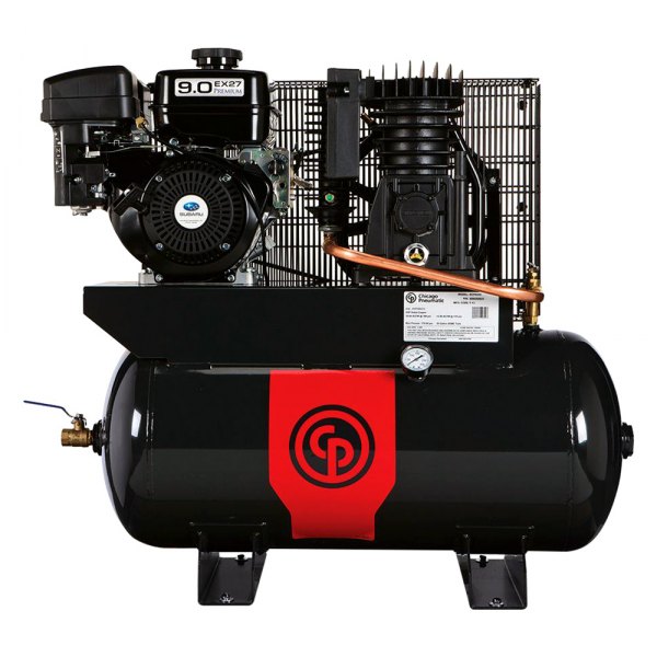 Chicago Pneumatic® - RCP™ 11 hp 2-Stage 30 gal Gasoline Engine Horizontal Truck Air Compressor with Honda Engine