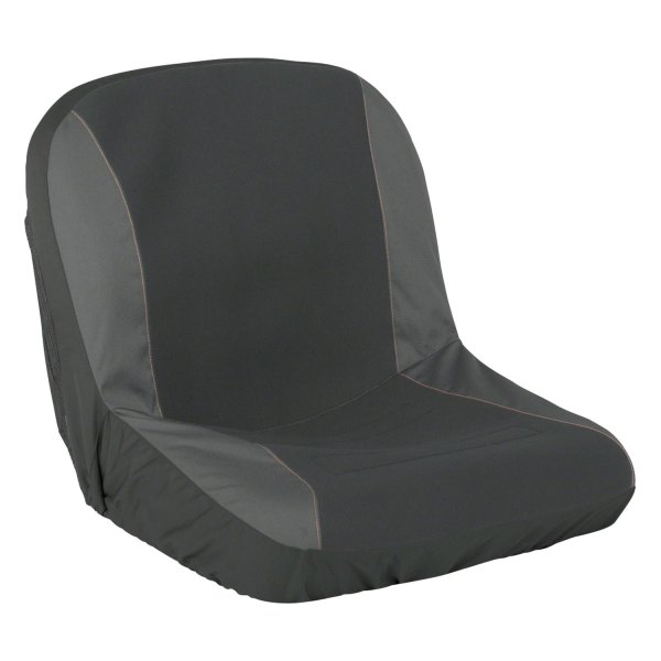 Classic Accessories® - 16.5" L x 18.5" W x 16" H Black/Gray Fabric Medium Water Resistant Paneled Tractor Seat Cover