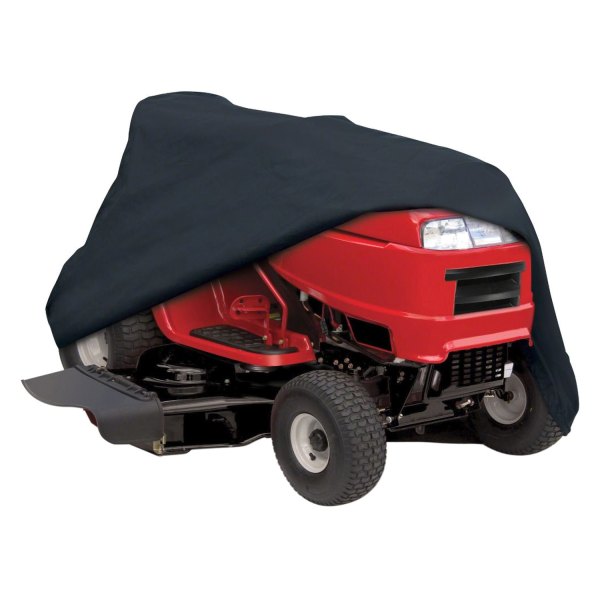 Classic Accessories® - 78" L x 50" W x 47 " H Black Fabric X-Large Water Resistant Universal Lawn Tractor Cover