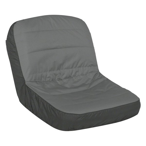Classic Accessories® - Deluxe™ 18'' L x 19'' W x 18.5'' H Black Fabric Large Water Resistant Tractor Seat Cover