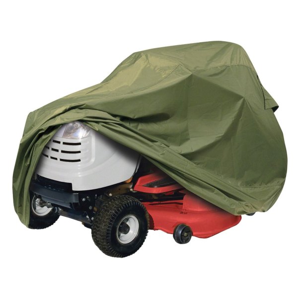 Classic Accessories® - 72'' L x 44" W x 46'' H Green Fabric Medium Water Resistant Gardelle One Lawn Tractor Cover