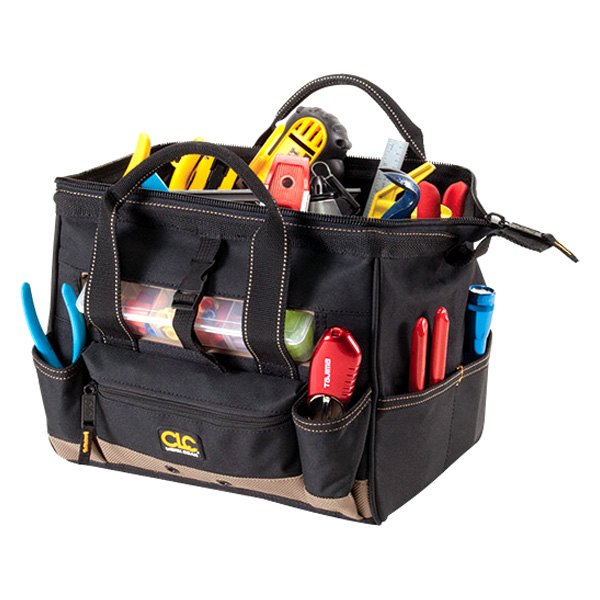 CLC Work Gear® - Tool Works™ 21-Pocket Tool Bag with Top-Side Parts Tray