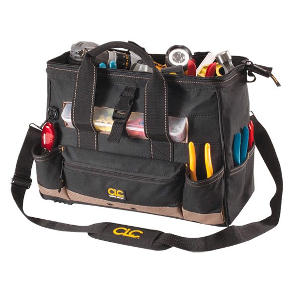 CLC Work Gear® - Tool Works™ 25-Pocket Tool Bag with Top-Side Parts Tray