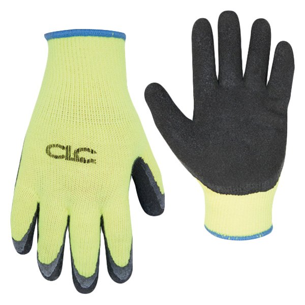 CLC Work Gear® - Hi-Viz™ Medium Cold Weather Latex Dip Gripper Gloves